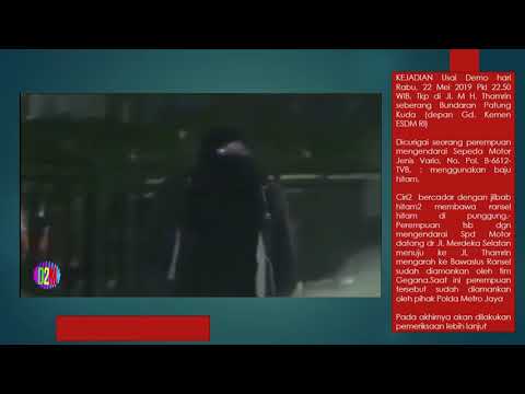 DIDUGA BAWA BOM PEREMPUAN BERCADAR DIAMANKAN POLISI USAI DEMO 22 MEI 2019 | Wonderdir Pilpres DIDUGA BAWA BOM PEREMPUAN BERCADAR DIAMANKAN POLISI USAI DEMO 22 MEI 2019 | Wonderdir Pilpres