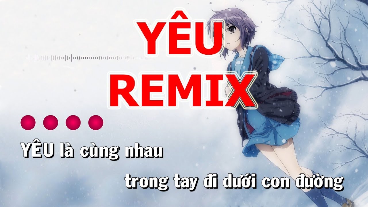 Karaoke Yêu EDM Trung Hiếu Karaoke YouTube