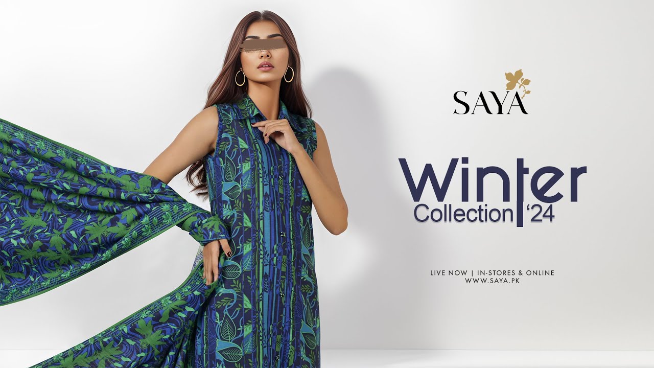 Get Cozy with SAYA's Khaddar Vol 1 Collection 2024 | Perfect Winter Essentials