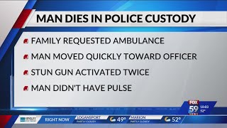 Man tasered by IMPD officer dies in custody