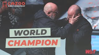 The Moment Luca Brecel Became World Champion! 🏆 | 2023 Cazoo World Snooker Championship