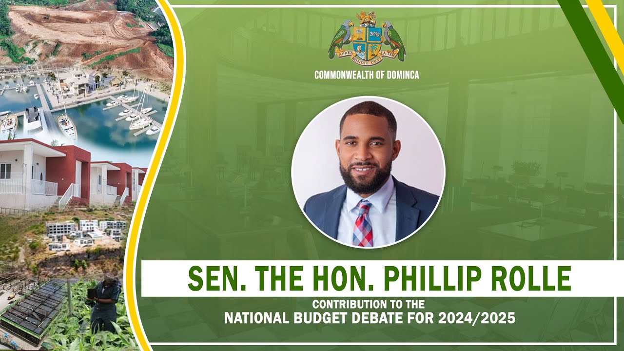 Senator Hon Phillip Rolle Contribution To 2024 Budget Debate - YouTube