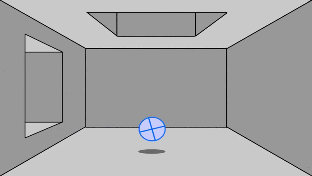 Animation Exercise Room episode 2 rubber ball bounce across screen