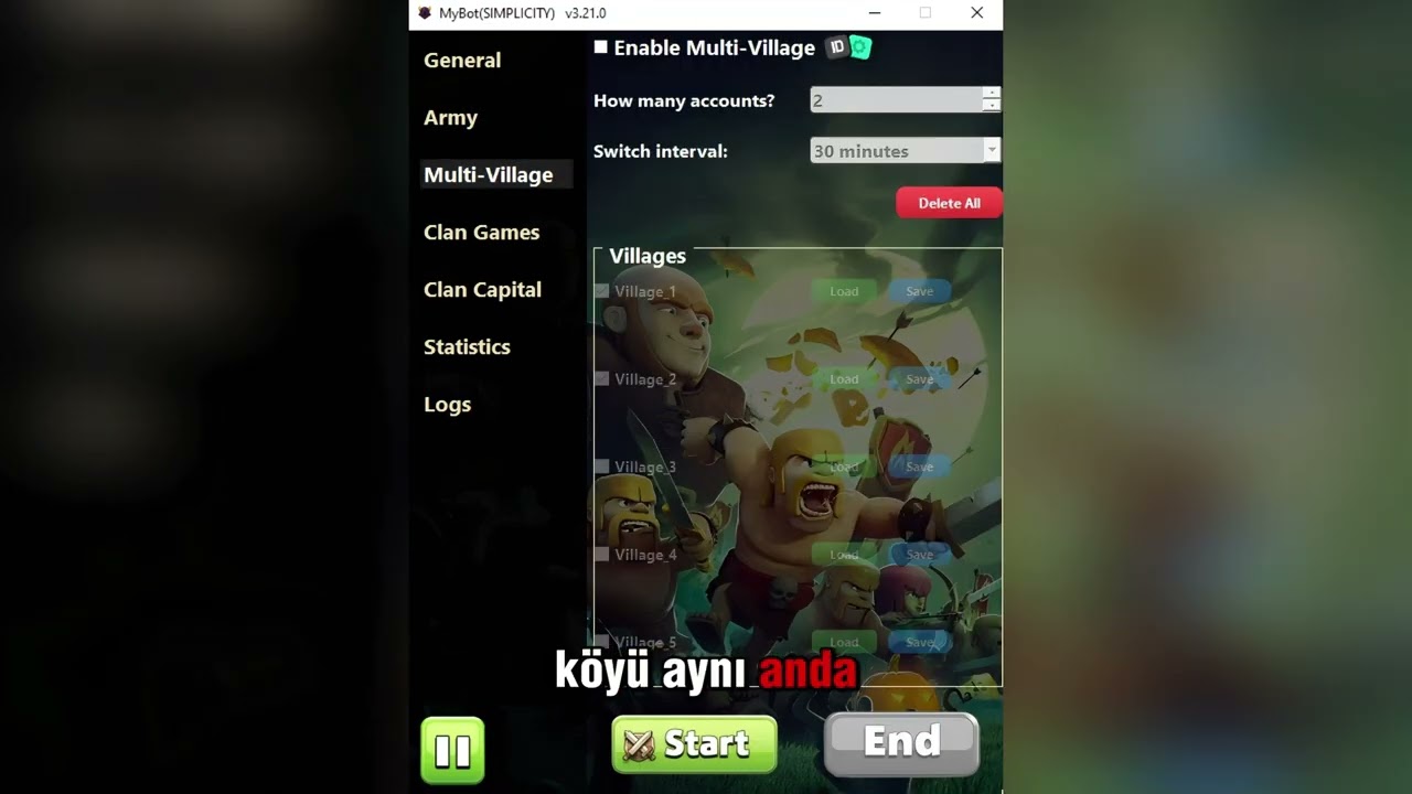 Clash of Clans Simplicity Bot Kullanımı | 2025 Adım Adım Görsel Kılavuz