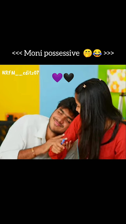 Moni possessive 🤭😂 Fayas moni 💜🖤 #love  #fanpage #ownedits