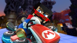 Minecraft: BOAT KART RACING vs. X33N
