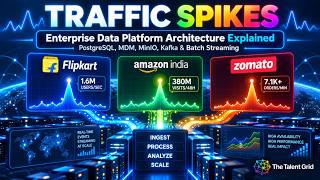 Enterprise Data Platform Architecture Explained | PostgreSQL, MDM, MinIO, Kafka & Batch Streaming
