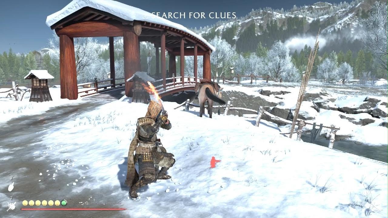 Ghost of Yōtei. How to capture lightning in Photo Mode