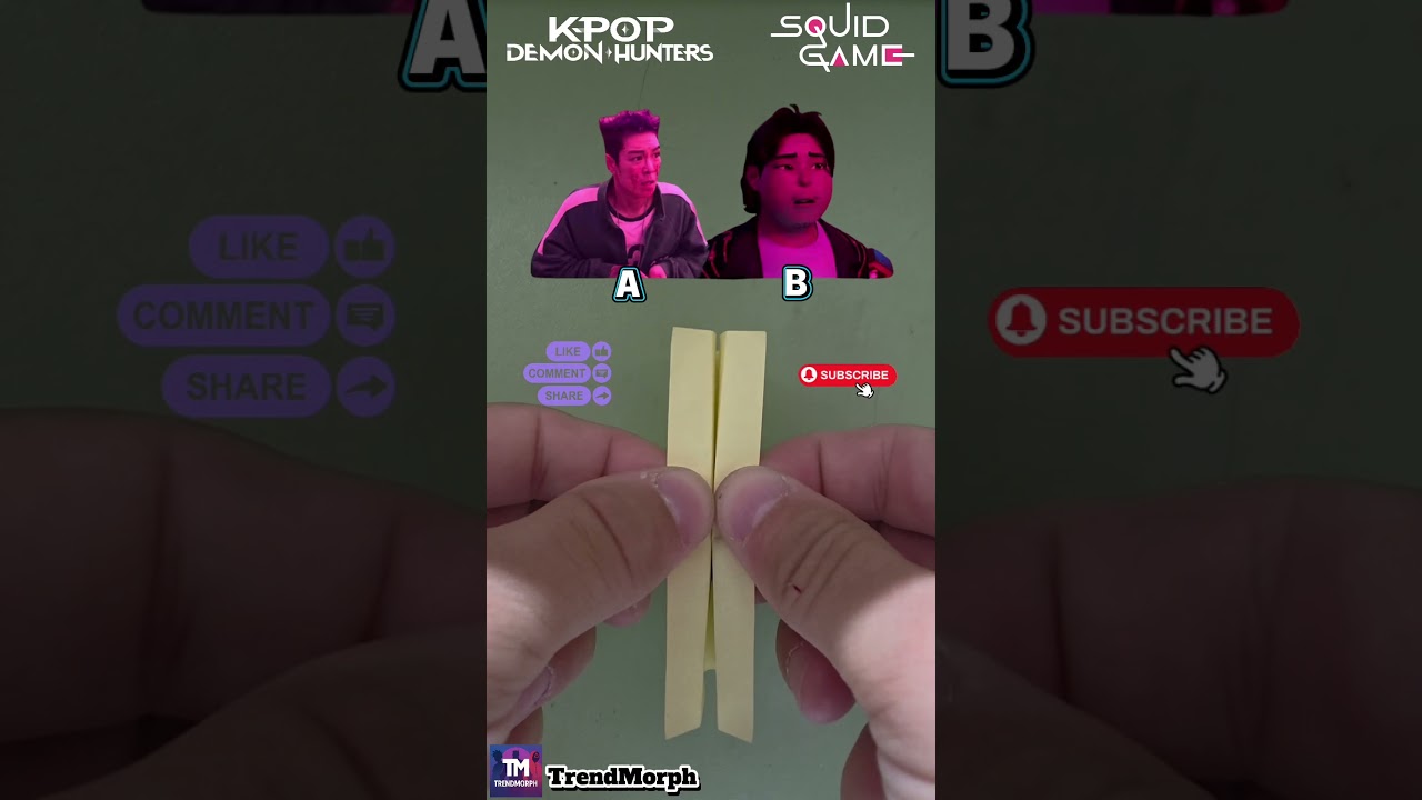 Squid Game x Kpop Demon Hunters: Thanos in the Demon World 👹💜 | Guess Sticker