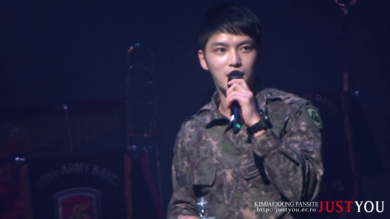 160415 군악대 순회공연 in 광주 - 중독된 사랑 김재중 군대 직캠