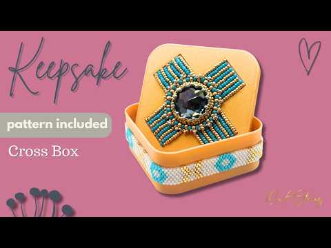 Beading the X Keepsake Box | Peyote Band & Bead Embroidery