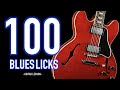 100 BLUES LICKS YOU MUST KNOW | Part.5 - Gary Moore, Joe Bonamassa, Freddie King, etc.