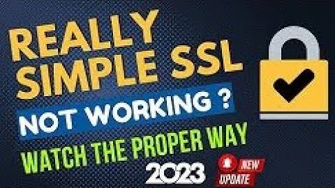 Really Simple SSL WordPress Plugin Tutorial 2023 - Proper Way to Install SSL (Lifetime)