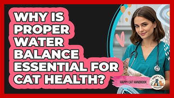Why Is Proper Water Balance Essential For Cat Health? - Happy Cat Handbook