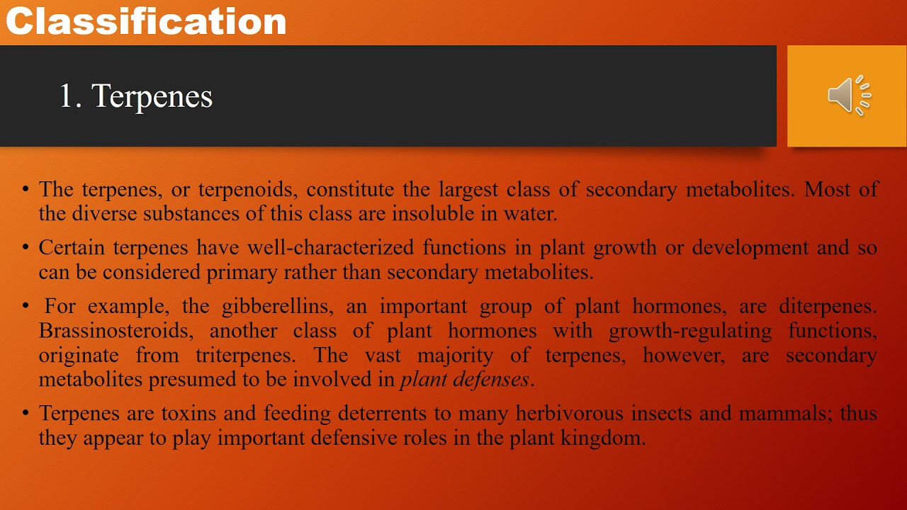 Primary & Secondary Metabolites