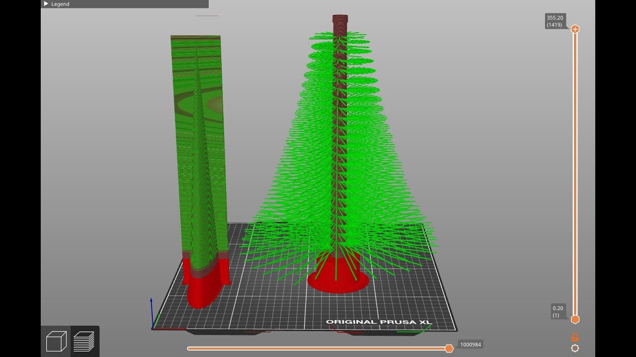 0Calvin's Prusa XL Cam - Printing My Christmas Tree