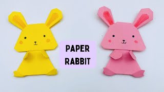 How To Make Easy Paper RABBIT For Kids / Kids Activities / Paper Craft Easy / KIDS crafts / BUNNY