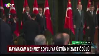 Kaymakam Mehmet Soylu’ya Üstün Hizmet Ödülü