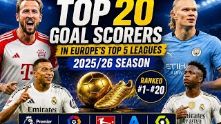 Top 20 Goal Scorers in Europe’s Top 5 Leagues 2025/26 ⚽🔥 | #1–#20