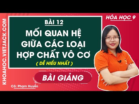Video Mối quan hệ giữa các loại hợp chất vô cơ - Bài 12 -... - youtube