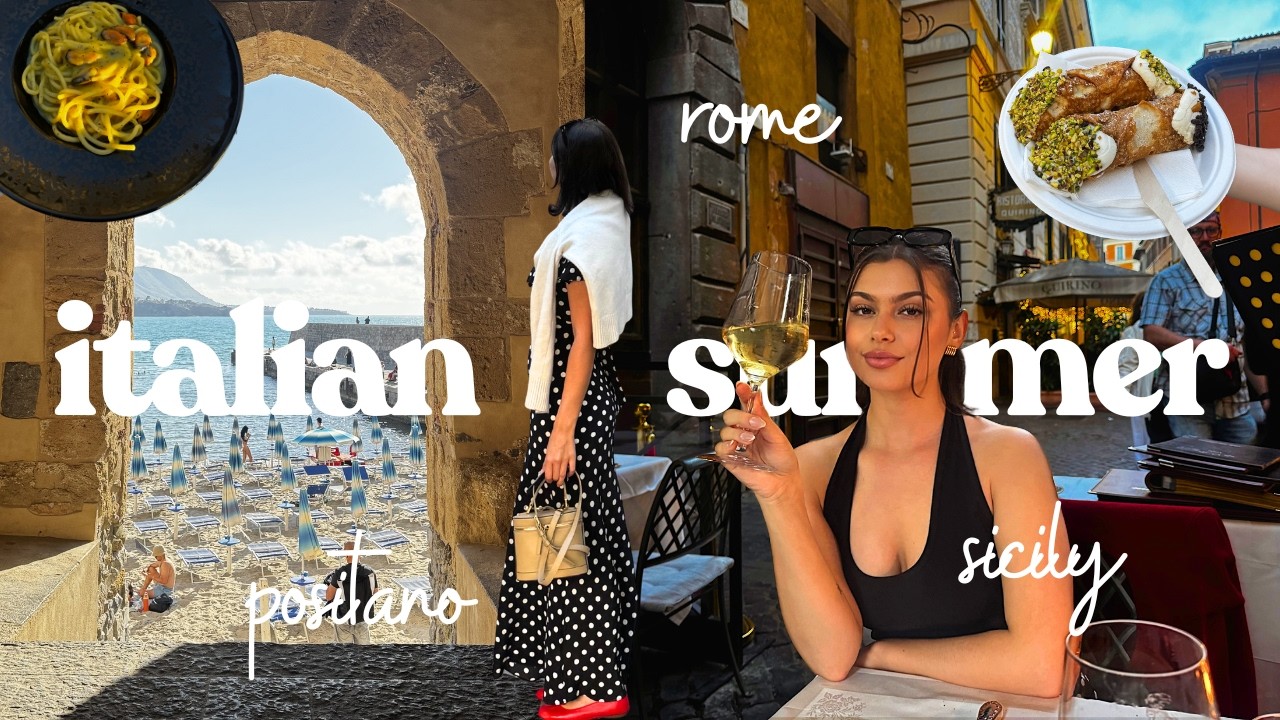 2 Weeks in Italy | Amalfi Coast, Rome & Sicily Travel Vlog 2 Weeks in Italy | Amalfi Coast, Rome & Sicily Travel Vlog