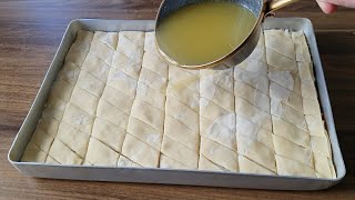 DÜNYANIN EN KOLAY EL AÇMASI BAKLAVASI..AZ EMEKLE %100 EV BAKLAVASI..