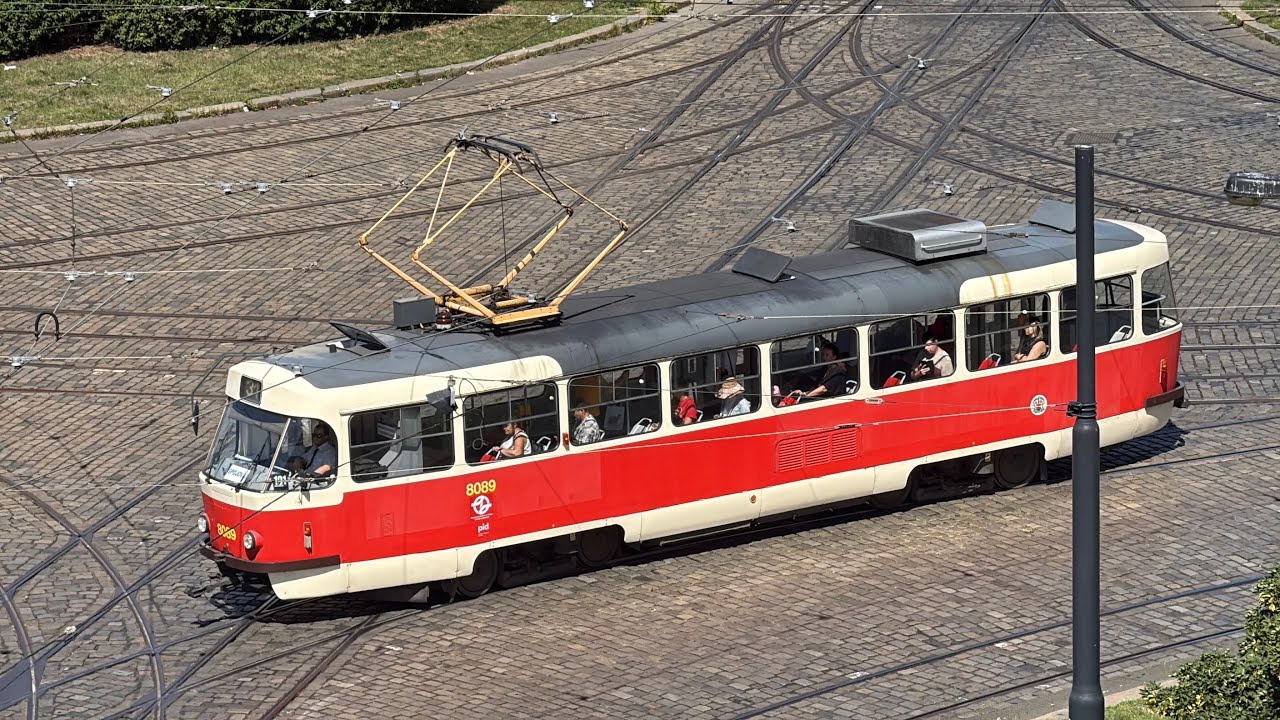 Tramvaje z nadhledu - Palmovka