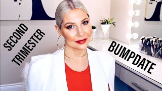 Second Trimester Pregnancy Recap | Bump Update, Symptoms, Weight Gain, Nursery | Jessica Rose