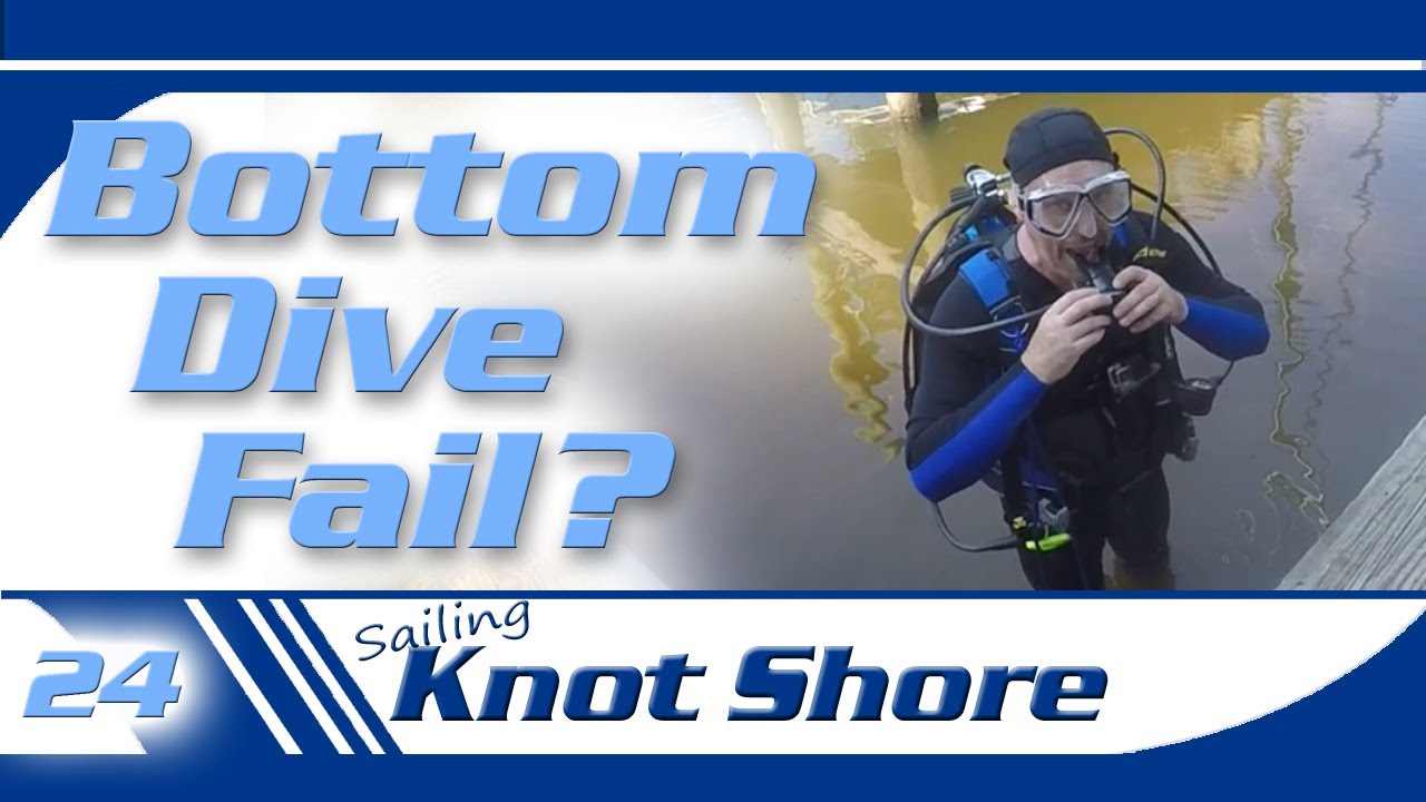 How NOT to clean a Sailboat UNDERWATER...