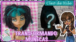 Transformando muñecas Monster High Cleo de Nile Ghouls Rule 💕 Munenikas