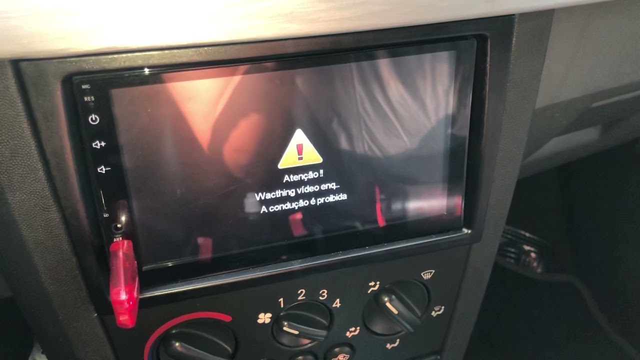 MULTIMÍDIA MP8 NÃO APARECE VÍDEO NEM IMAGEM COM CARRO ANDANDO OU PARADO