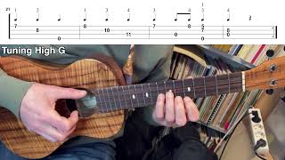 German Dance - Ludwig von Beethoven (Ukulele fingerstyle tutorial)