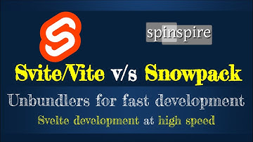 compare Svite/Vite vs Snowpack "unbundlers" for FAST Svelte development