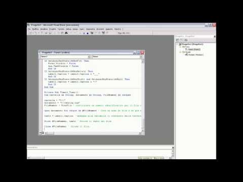 Tutorial base visual basic 6 - Come creare un Keylogger locale in modo semplice