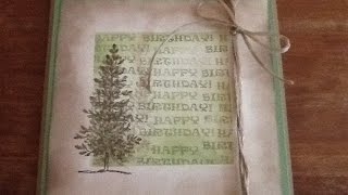 Celebrity Masculine Birthday Card Tutorial Wealth