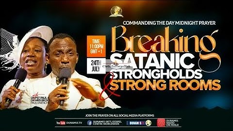 COMMANDING THE DAY MID-NIGHT PRAYER | BREAKING SATANIC STRONGHOLDS AND STRONG ROOMS
