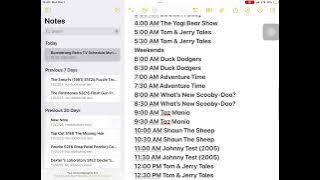 Boomerang Retro TV Schedule Monday November 1st 2027 - Saturday December 25th 2027