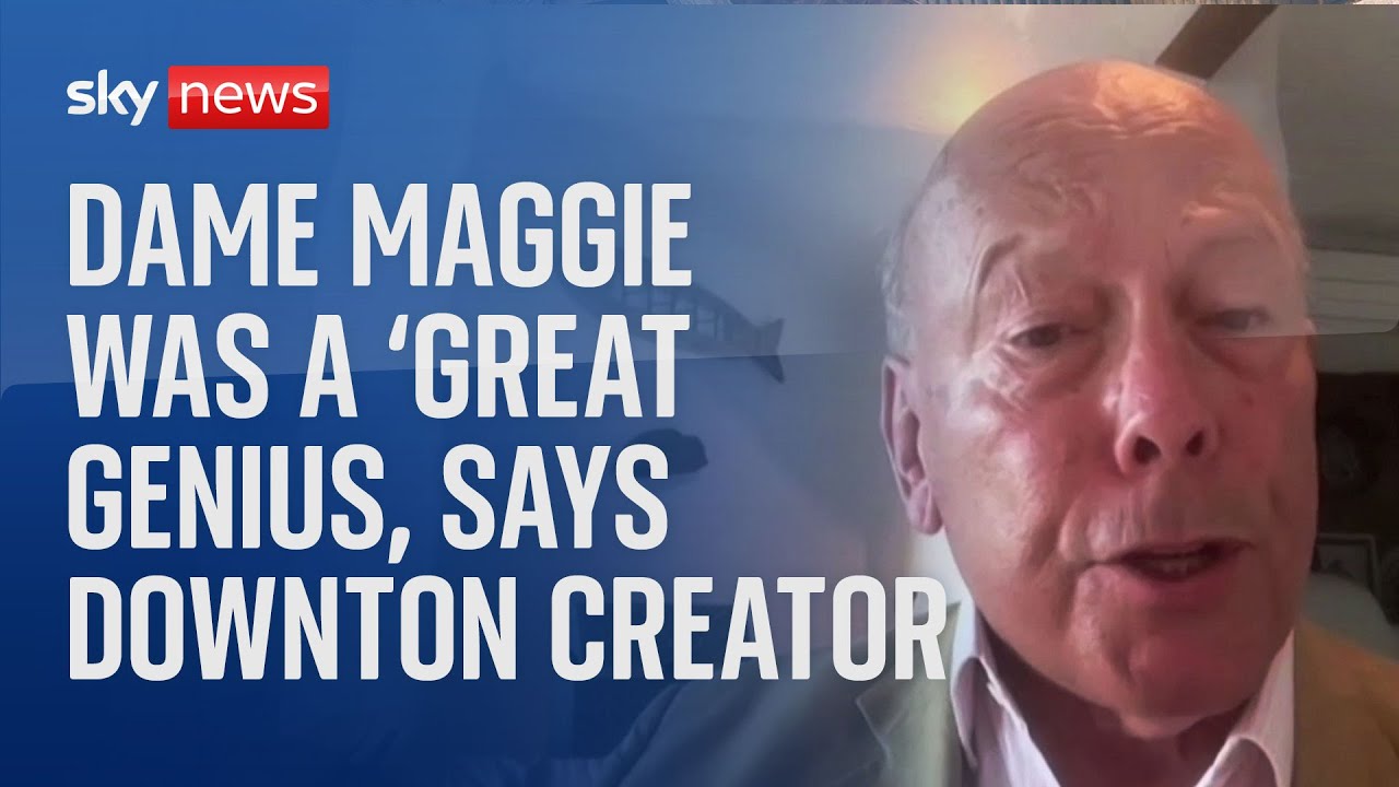 ⁣Dame Maggie Smith was a 'great genius', says Downton Abbey creator Julian Fellowes