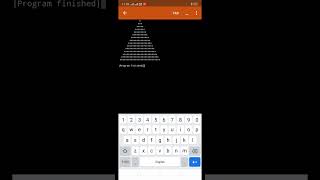 Diamond shape ⭐ print program in java