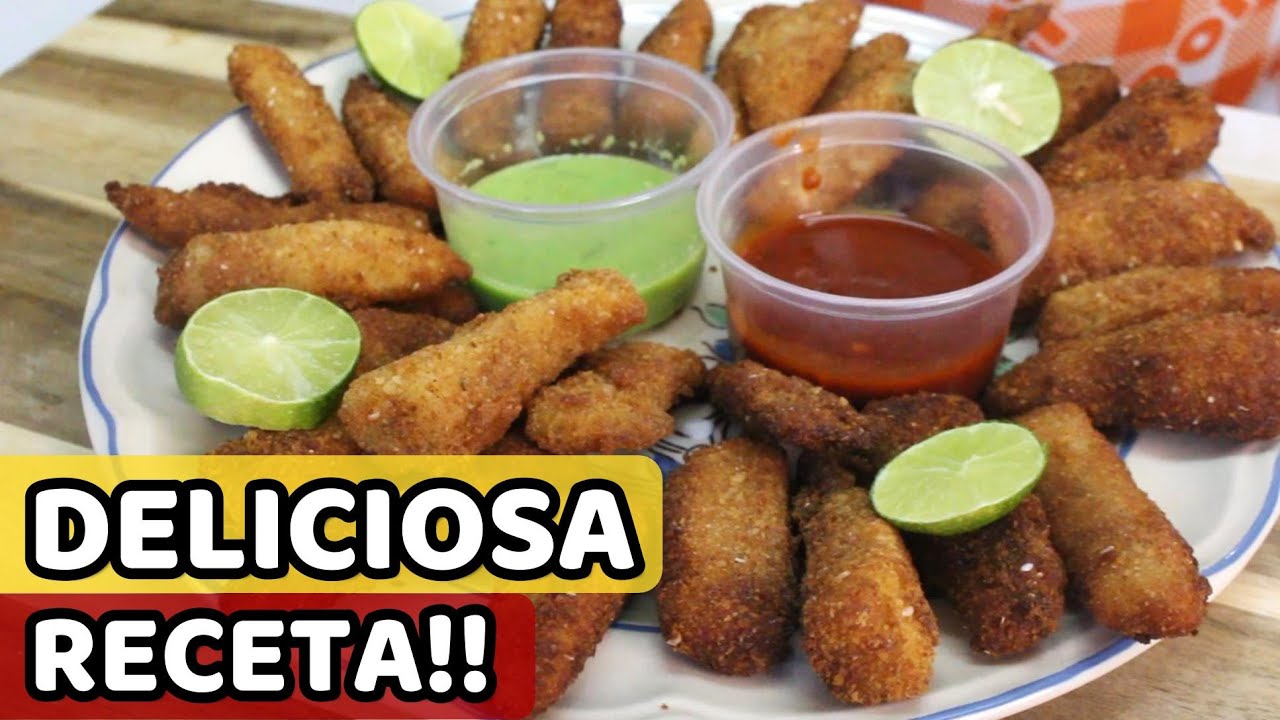 Receta DEDOS de PESCADO 😋✅ ▶ Cómo Hacer Dedos de Pescado | Deliciosa Receta Deditos de Pescado 🐟