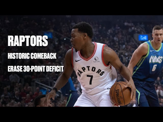 Raptors record biggest comeback in franchise history to beat