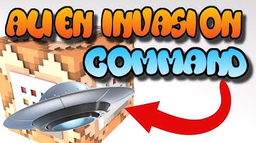 Minecraft: Bedrock Edition/Xbox One/MCPE | ALIEN INVASION Command Block Creation Tutorial