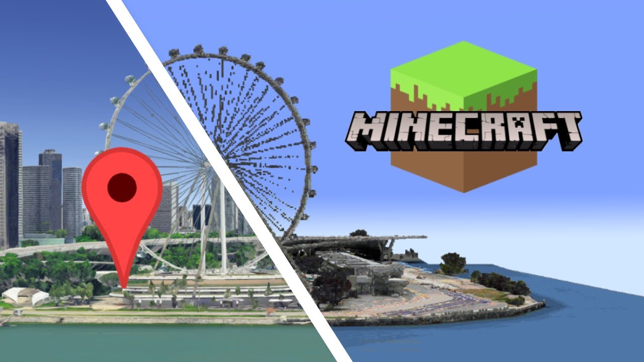 Convert Google Maps to Minecraft 