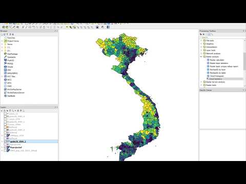 Zonal Statistics in Q-GIS