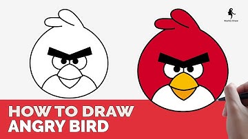 HOW TO DRAW ANGRY BIRDS EASY