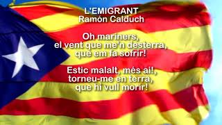 Video voorbeeld van "Ramón Calduch - L'Emigrant (Amb Lletra)"