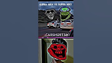 Toyota Supra MK4 Vs Mk5 👿👑☠️ | #supra #supramk4vsmk5 #drift #exhaust