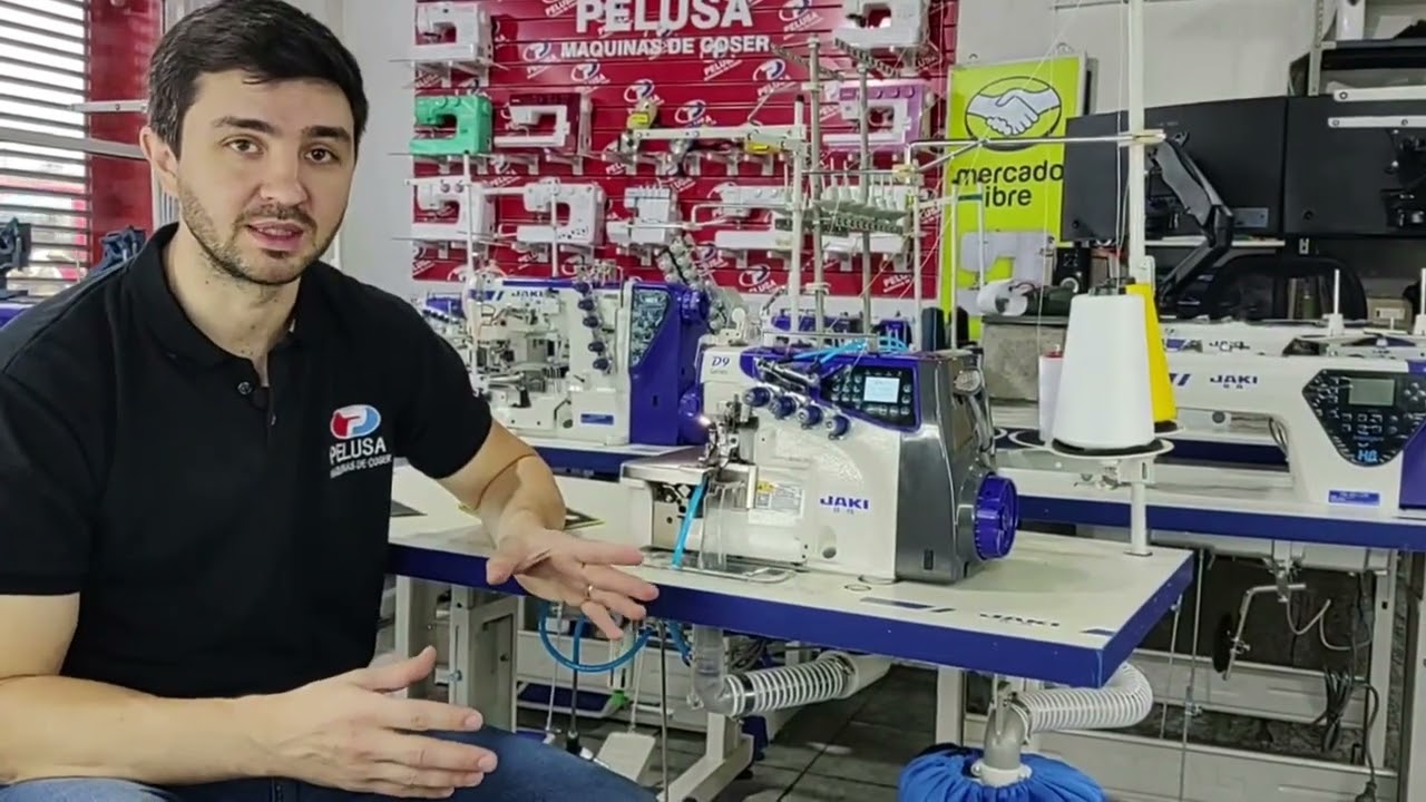 OVERLOCK AUTOMÁTICA CON ATRAQUE JAKI D9