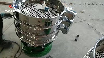How does a sieving machine work