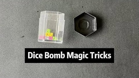 Dice Bomb Magic Tricks Magician